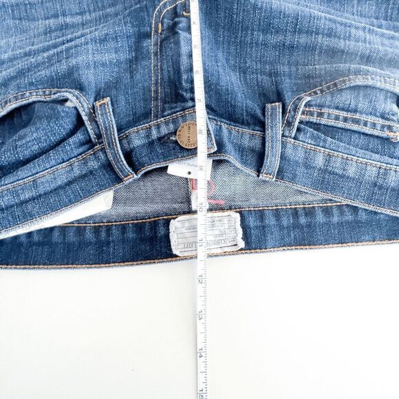 Current/Elliott Womens The Rolled Skinny Denim Jeans Ankle Gibson Blue Sz 28 NWT - Picture 10 of 14